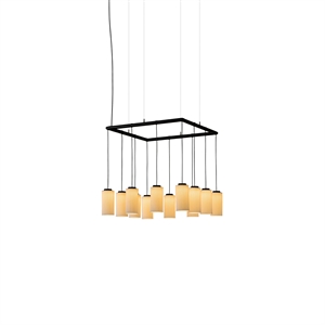 Santa & Cole Cirio Cuadrada Pendant White Pana/Porcelain