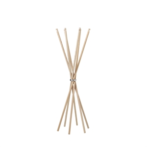 Møbel Copenhagen Coat Clothes Rack Whiteolieret Ash/Poleret Aluminum