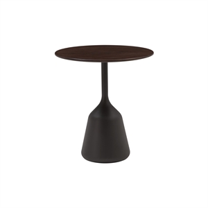 Wendelbo Coin Side Table Ø45 High Dark Brown Oak