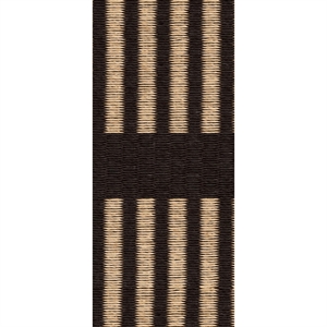 Woodnotes Cut Stripe Carpet 200x300 Paper Yarn/ Black