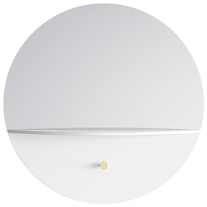 Department Pie B Wall Mirror 60 White