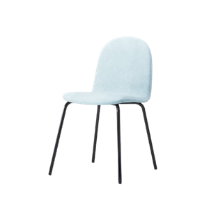Department Uni Dining Chair Set of 2 Baby Blue