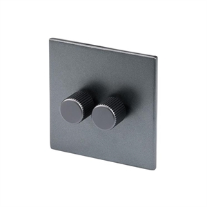 Tala Double Rotary Wall Damper Graphite