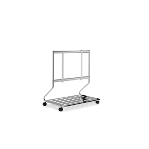 Pedestal Disco TV Stand Chrome