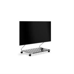 Pedestal Disco TV Stand Chrome