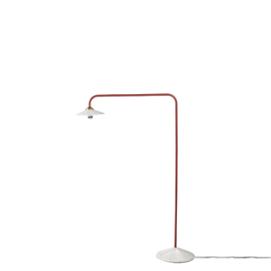 Valerie Objects Standing Lamp N°1 Floor Lamp Marble/Menie Red