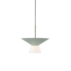Estiluz Belt Pendant Ø25 2700K Glass Shade/Pale Green