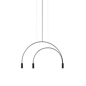 Estiluz Volta 3 Pendant 3000K Black