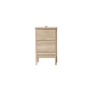 Form & Refine A Line Laundry Basket White-oiled Oak