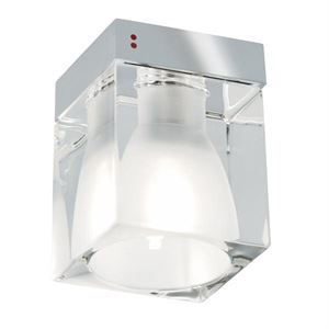 Fabbian Ice Cube Downlight Ceiling Light Clear