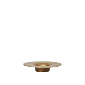 Ferm Living Soothe Block Candlestick Brass