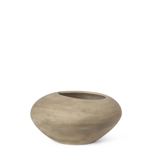 Ferm Living Dodu Jar Low Brown