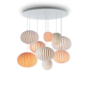 Established & Sons FILIGRANA LIGHT C9 Cloud Pendant Ø100 Multicolored