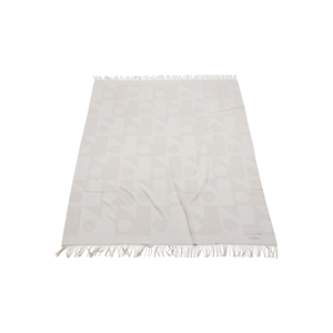 FORMARKIVET Repeat Logo Rug Meringue White/Powder White