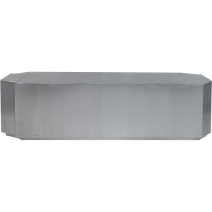 Louise Roe Funki Bench Brushed Aluminum