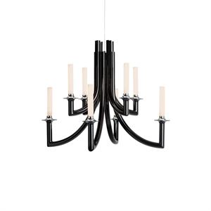 Kartell KHAN METAL Chandelier Glossy Black