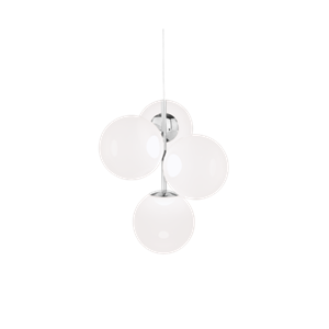 Tom Dixon Globe Chandelier Mini Opal/ Silver