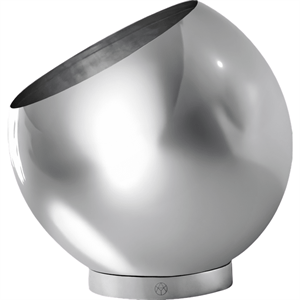 AYTM GLOBE Flowerpot Ø21 Silver