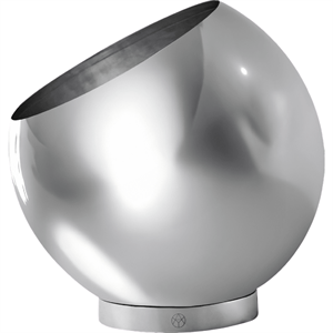 AYTM GLOBE Flowerpot Ø30 Silver