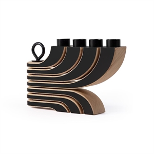 Design House Stockholm Nordic Light 4-Arms Candlestick Black