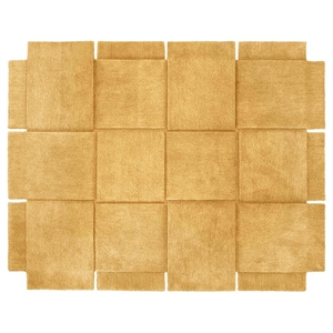 Design House Stockholm Basket Rug 185x240 Yellow Ochre
