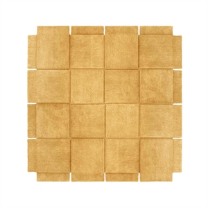 Design House Stockholm Basket Rug 245x245 Yellow Ochre