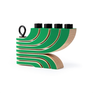 Design House Stockholm Nordic Light 4-Arms Candlestick Green