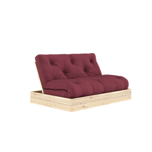 Karup Design Flip Sofa Bed With Mattress 140x200 Bordeaux/Raw