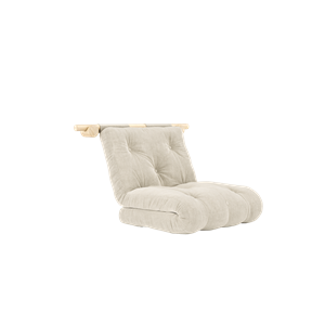 Karup Design Hooked Mattress With Brackets 75x200 Ivory/Raw