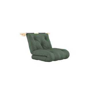 Karup Design Hooked Mattress With Brackets 75x200 Olive Green/Raw