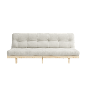 Karup Design Lean Sofa Bed With 5-Layer Mattress 130x190 Natural/Raw