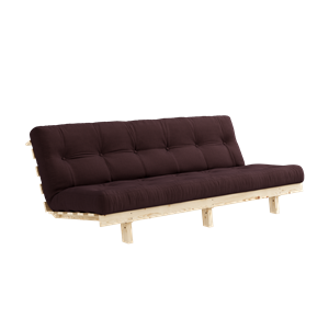 Karup Design Lean Sofa Bed With Alpha Mattress 130x200 Brown/Raw