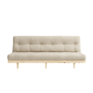 Karup Design Lean Sofa Bed With 5-Layer Mattress 130x190 Beige/Raw