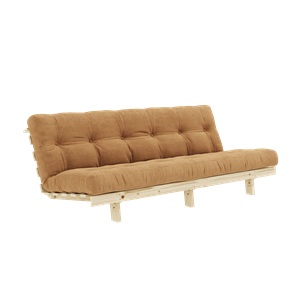 Karup Design Lean Sofa Bed With Alpha Mattress 130x200 Fudge Brown/Raw