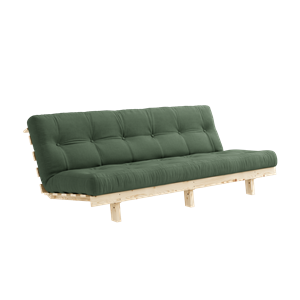 Karup Design Lean Sofa Bed With Alpha Mattress 130x200 Olive Green/Raw