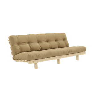 Karup Design Lean Sofa Bed With Alpha Mattress 130x200 Wheat Beige/Raw
