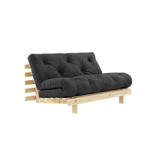 Karup Design Roots Sofa Bed With Mattress 140x200 734 Dark Grey/Raw