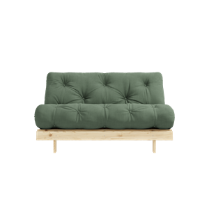 Karup Design Roots Sofa Bed With Mattress 140x200 756 Olive Green/Raw