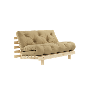 Karup Design Roots Sofa Bed With Mattress 140x200 758 Wheat Beige/Raw