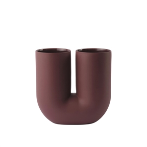 Muuto Kink Vase H26 Deep Red