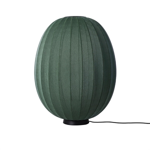 Made By Hand Knit-Wit High/Oval Floor lamp Low Ø65 Tweed Green