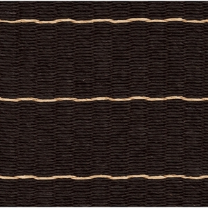 Woodnotes Line Carpet 200x300 Paper Yarn/ Black Natural