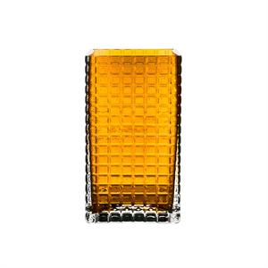 Louise Roe City Hurricane Tealight Holder Amber