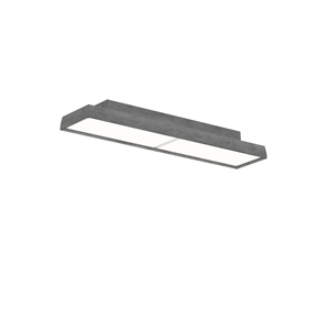 Louis Poulsen LP Slim Wall/ Ceiling Light 3000K & Dali Dark Raw Aluminum