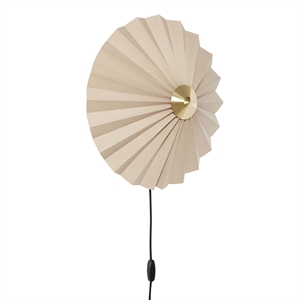 Hübsch Pliss Wall Lamp Beige