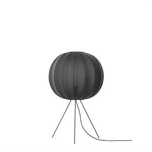 Made By Hand Knit-Wit Round Floor lamp Ø60 Medium Black