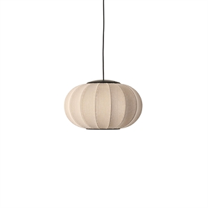 Made By Hand Knit-Wit Oval Pendant Ø45 Sandstone LED