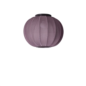 Made By Hand Knit-Wit Round Ceiling Light Ø45 Burgundy