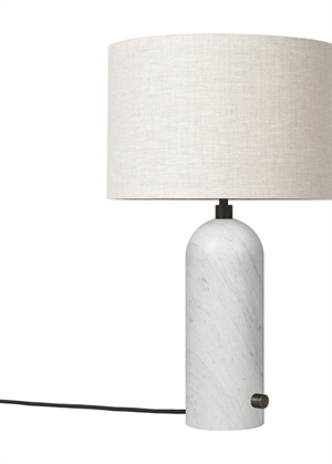 GUBI Gravity Base For Small Table Lamp White Marble