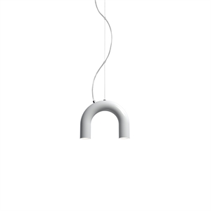 Oblure Arch Single Pendant White
